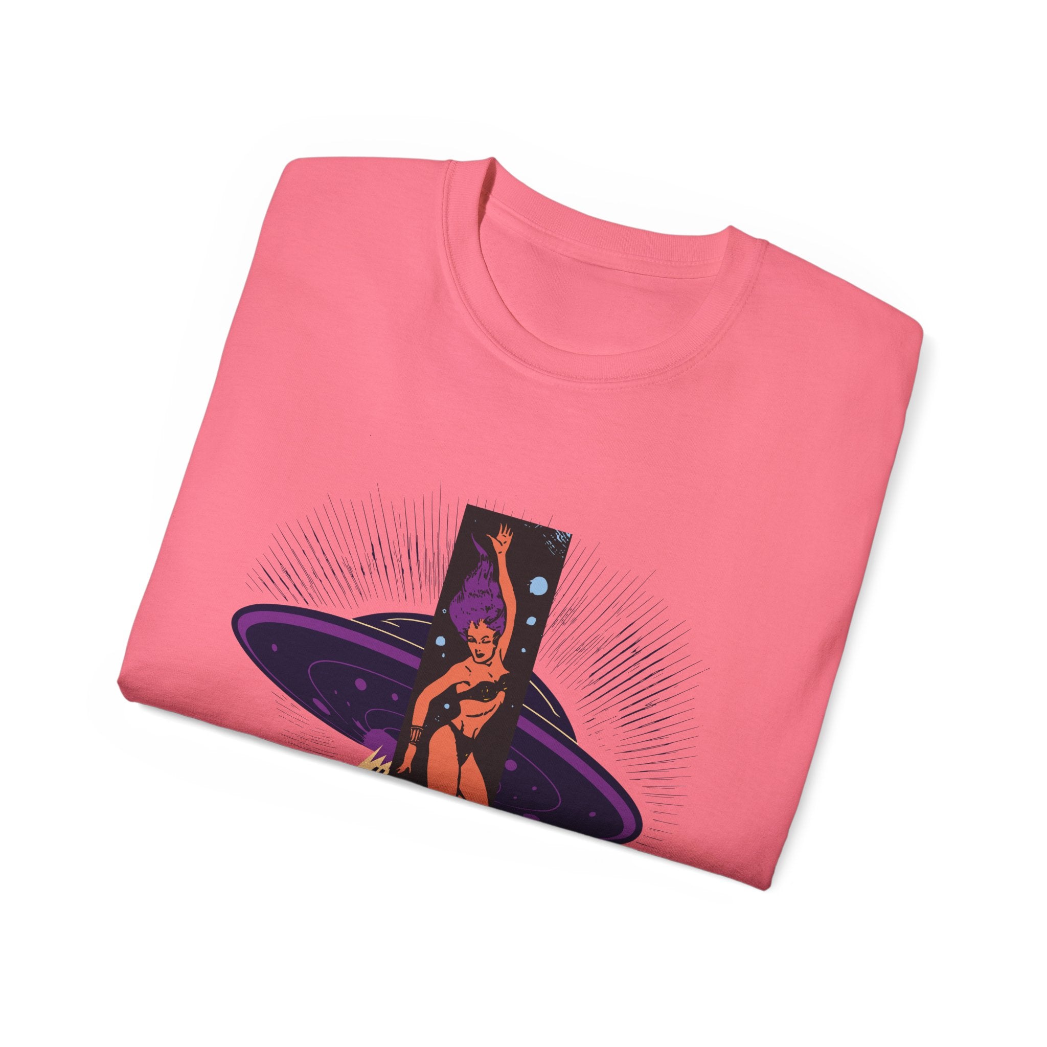 Space Warrior - Unisex Cotton Tee (Front) - Damned Threads